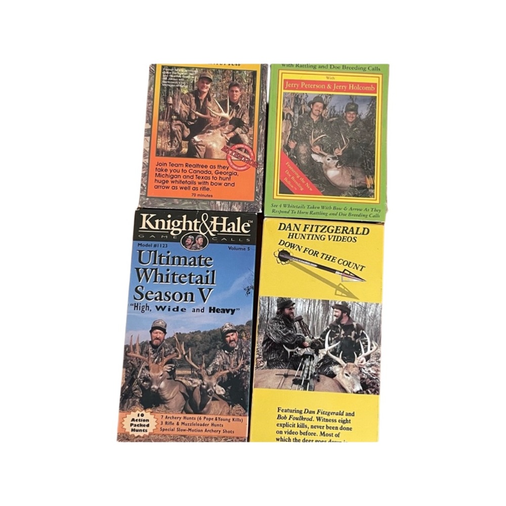 Lot of Deer Hunting VHS Tapes
